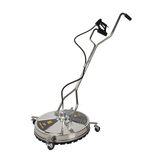 24" Whirl-A-Way Stainless Steel Commercial Pressure Washer Surface Cleaner for Hot/Cold Water