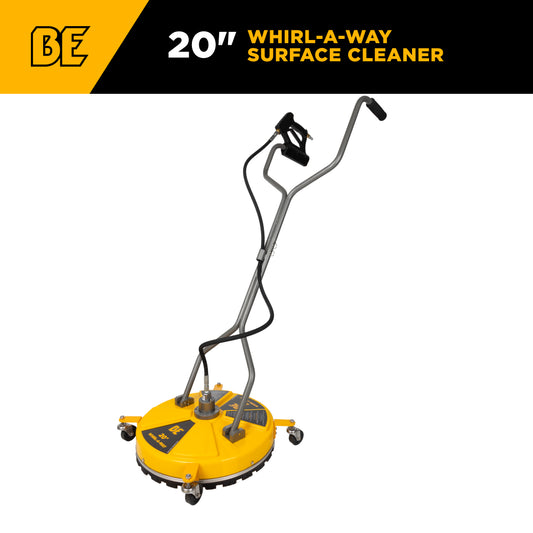 20" Whirl-A-Way Commercial Pressure Washer Surface Cleaner