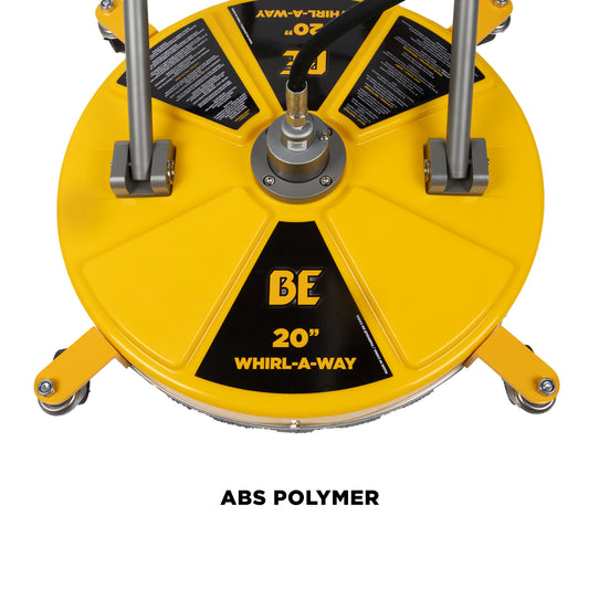 20" Whirl-A-Way Commercial Pressure Washer Surface Cleaner