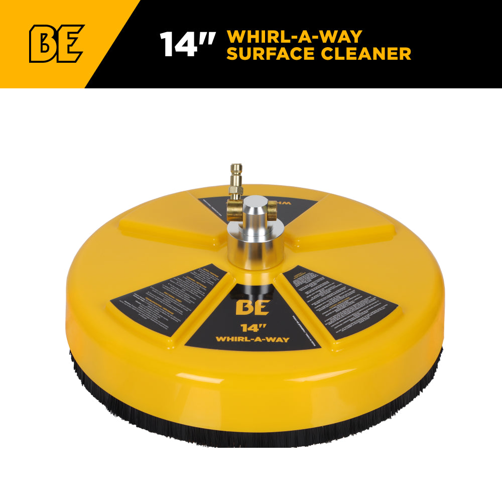 14" Whirl-A-Way Commercial Pressure Washer Surface Cleaner