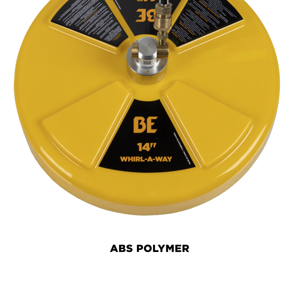 14" Whirl-A-Way Commercial Pressure Washer Surface Cleaner