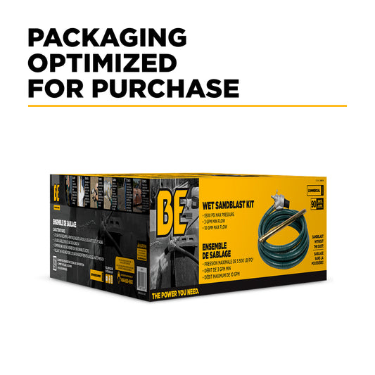 Sandblast Kit (Industrial), Retail Ready Packaging