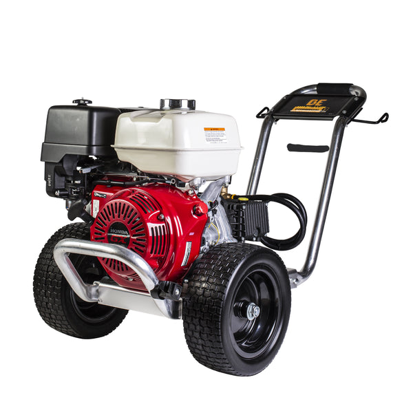 BE Commercial Series Portable Gas Cold Water Pressure Washer, Direct Drive, 4.0 GPM | 4200 PSI (B4213HAGS)