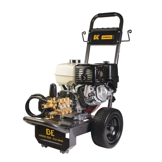 4200 PSI 4.2 GPM Cold Water Gas Pressure Washer Honda GX390 Engine and General Triplex External Unloader Pump