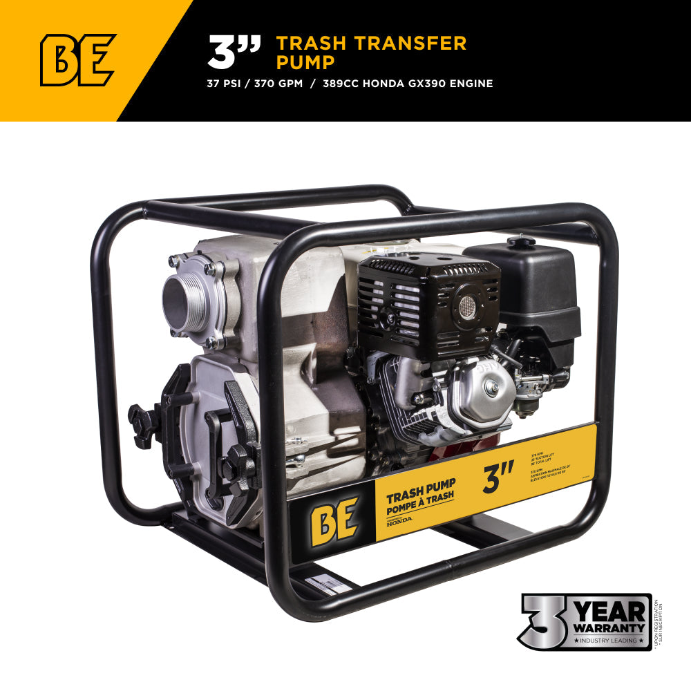 BE 3"-Trash Transfer Pump