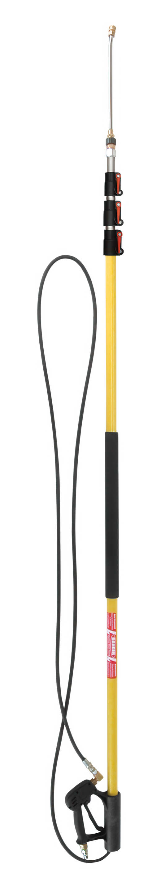 24' Telescoping Wand, includes lever locks, gun, wand and hose