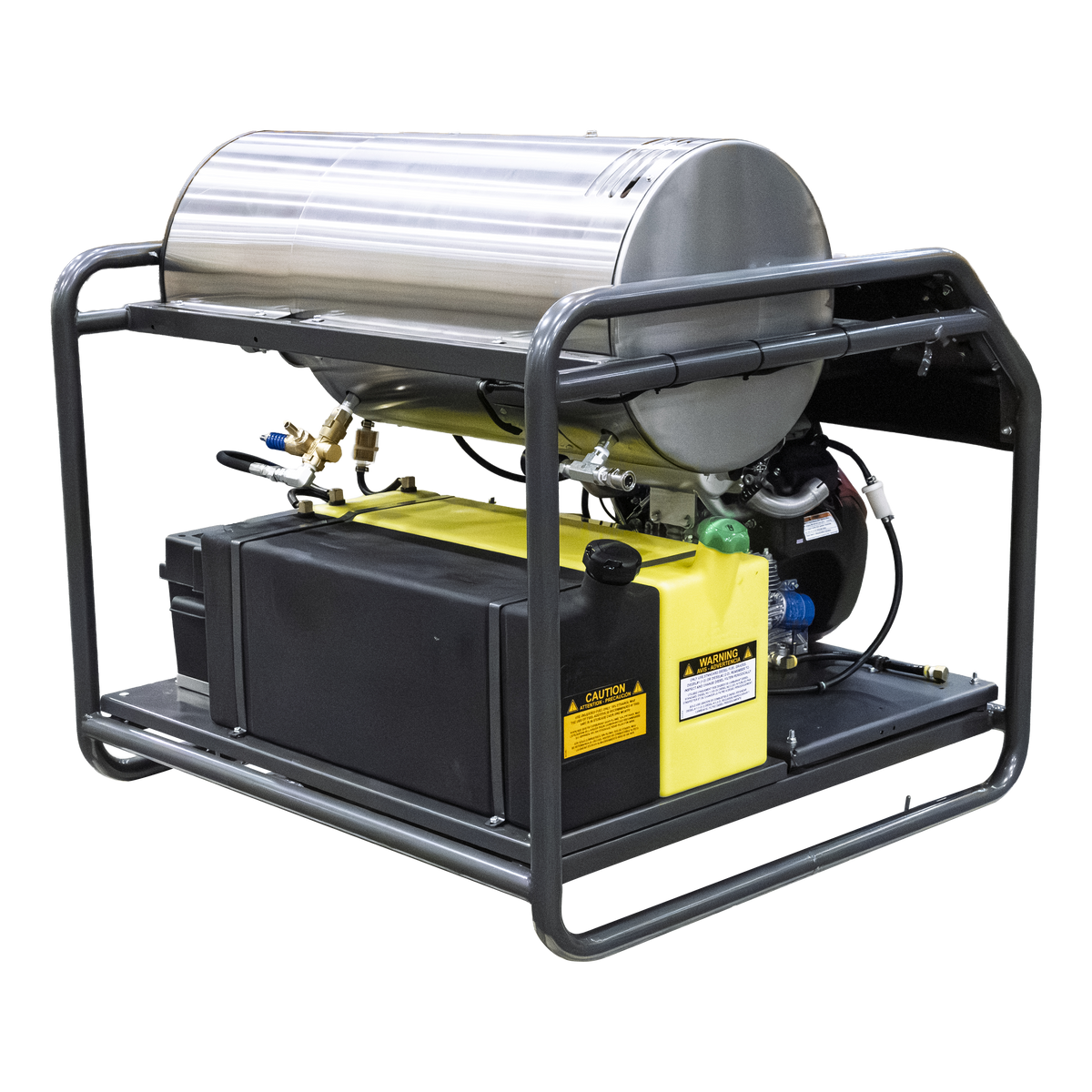 4000 PSI 5.5 GPM Gas Belt Drive Diesel Fired Truck Mount Hot Water Pressure Washer with Triplex Pump