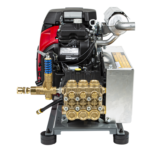 4000 PSI 8.2 GPM Cold Water Gas Pressure Washer Honda GX690 Electric Start, Belt Drive, General Triplex Pump, Mount Truck or 