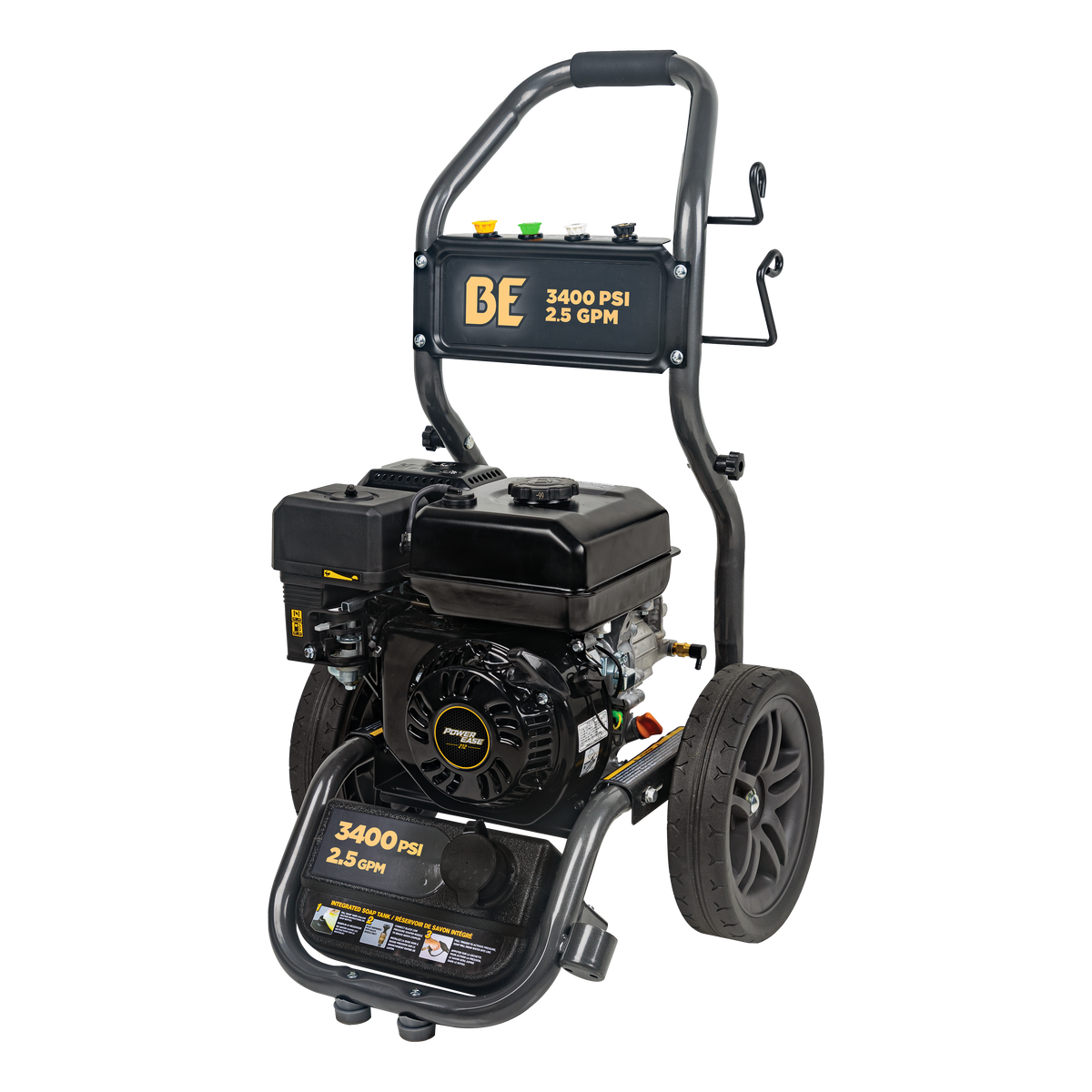 3400PSI 2.5GPM Cold Water Gas Pressure Washer Powerease 223cc Engine and CP Axial Pump