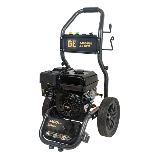 3400PSI 2.5GPM Cold Water Gas Pressure Washer Powerease 223cc Engine and CP Axial Pump