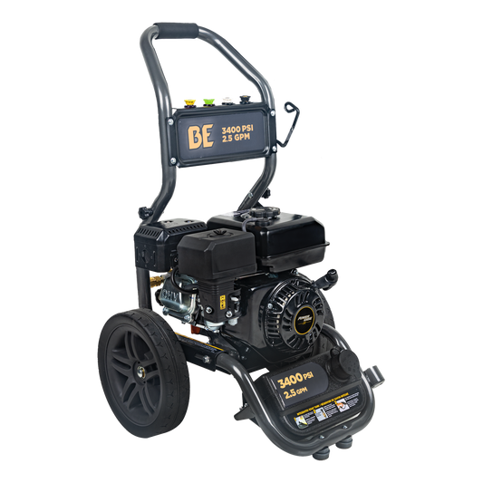 3400PSI 2.5GPM Cold Water Gas Pressure Washer Powerease 223cc Engine and CP Axial Pump