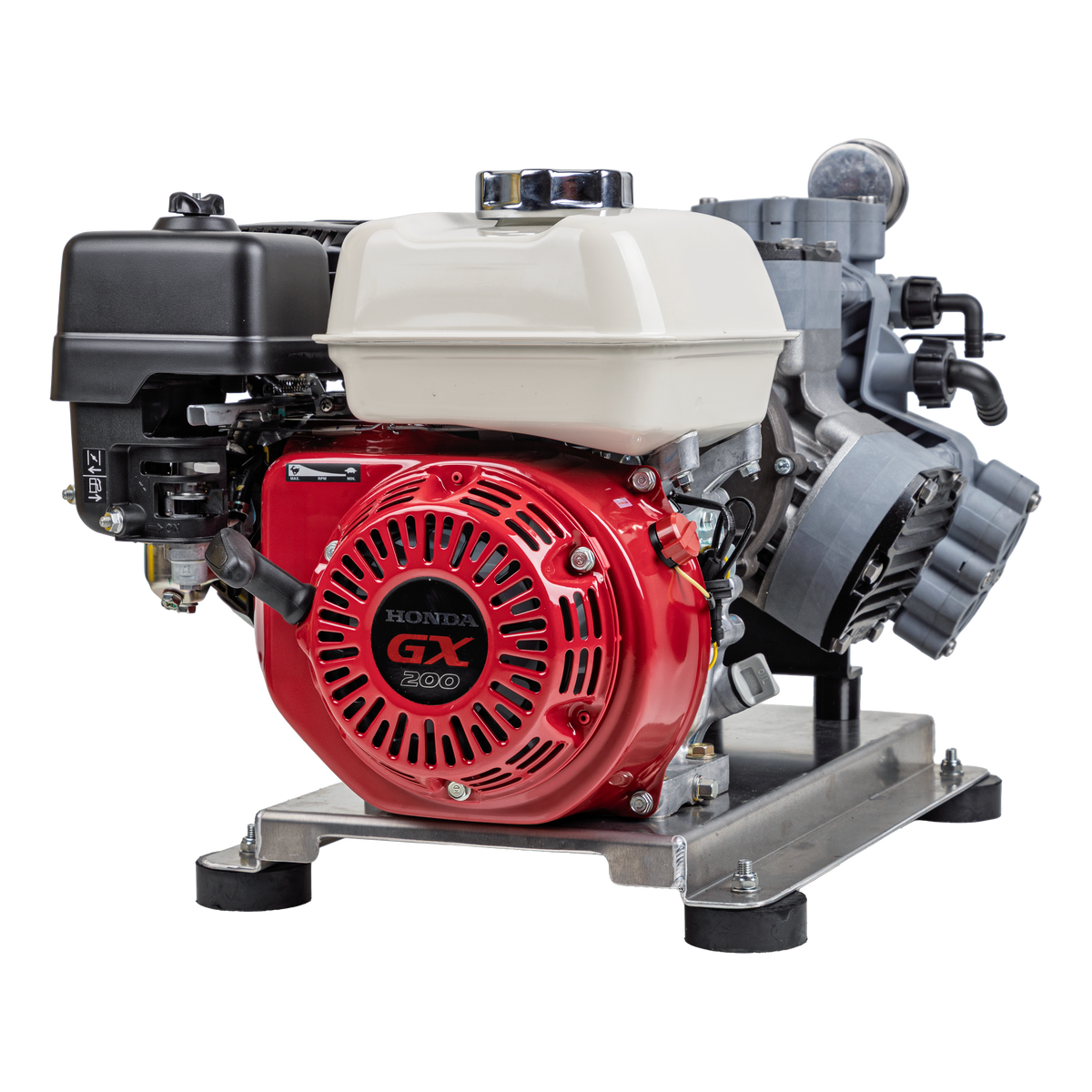 300 PSI 11 GPM Gas Direct Drive Commercial Mobile Soft Wash System