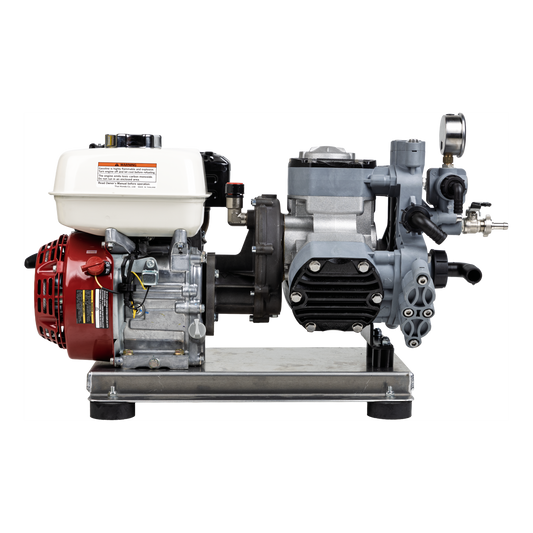 300 PSI 11 GPM Gas Direct Drive Commercial Mobile Soft Wash System