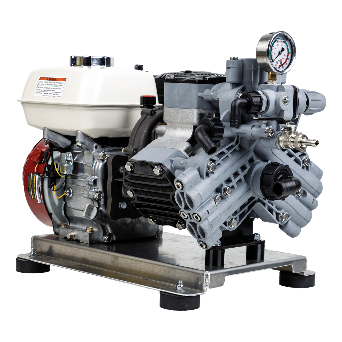 300 PSI 11 GPM Gas Direct Drive Commercial Mobile Soft Wash System