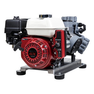 300 PSI 11 GPM Gas Direct Drive Commercial Mobile Soft Wash System with Electric Start