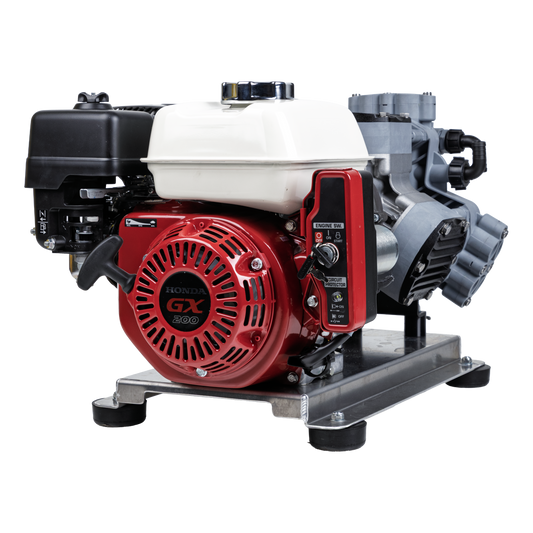 300 PSI 11 GPM Gas Direct Drive Commercial Mobile Soft Wash System with Electric Start