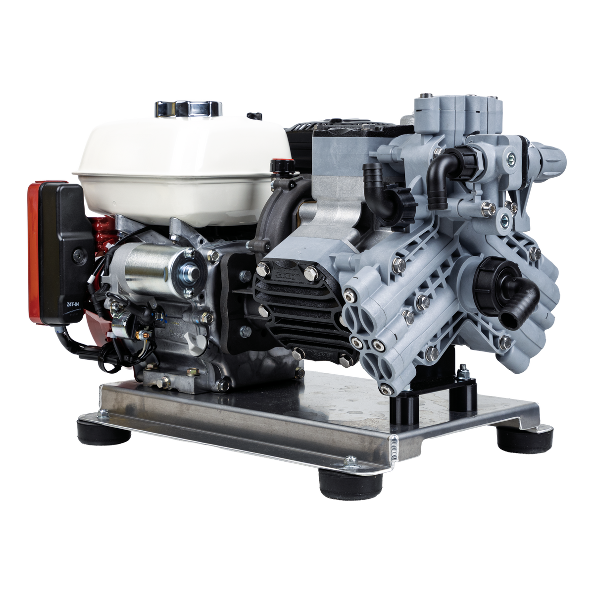 300 PSI 11 GPM Gas Direct Drive Commercial Mobile Soft Wash System with Electric Start