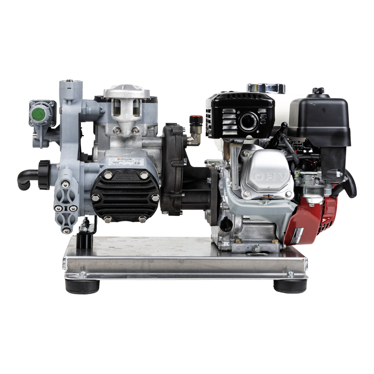 300 PSI 11 GPM Gas Direct Drive Commercial Mobile Soft Wash System with Electric Start