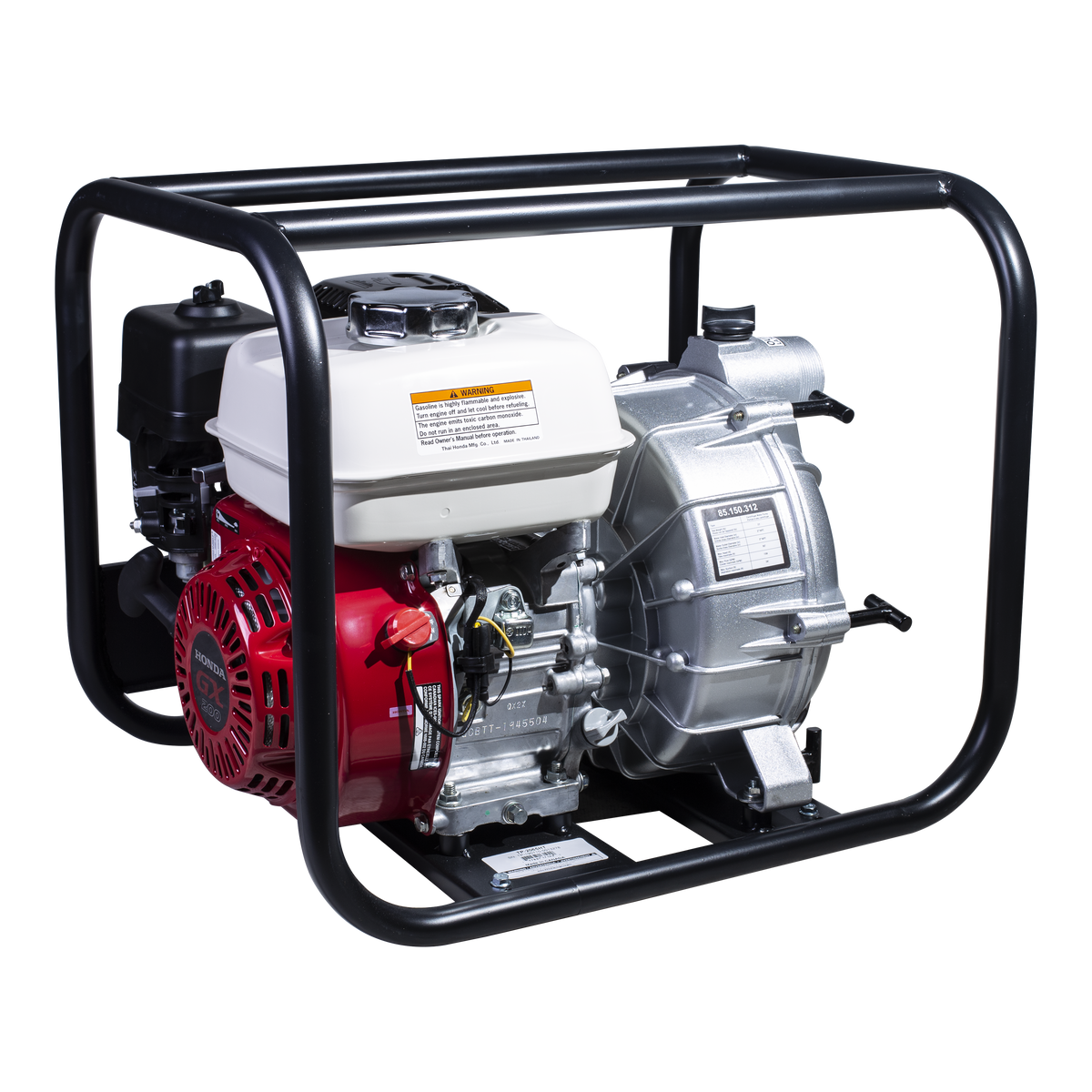 2" Semi Trash Pump 158 GPM 33 PSI with Honda GX200 Engine