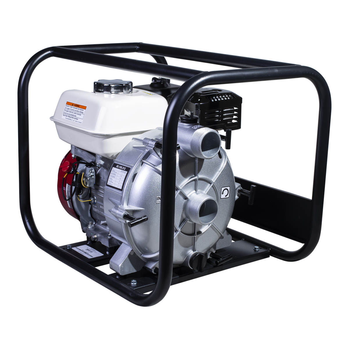 2" Semi Trash Pump 158 GPM 33 PSI with Honda GX200 Engine