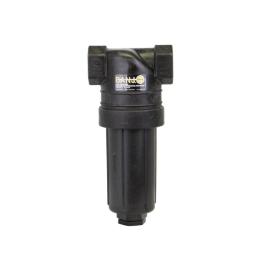 Banjo 1-1/4"–1-1/2" Polypropylene T-Strainer – 300 PSI