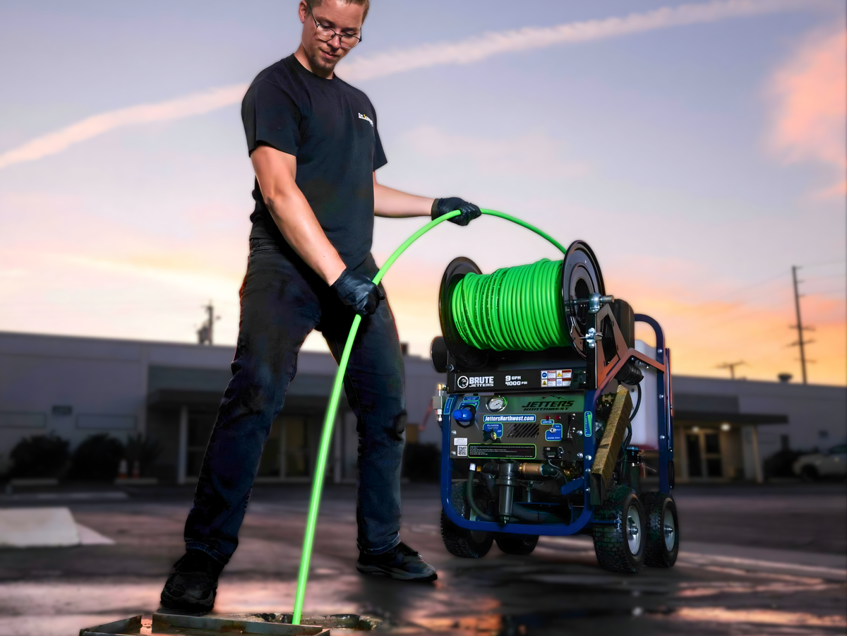 BRUTE Portable Cart Jetters, 9-12 GPM | 3000-4000 PSI