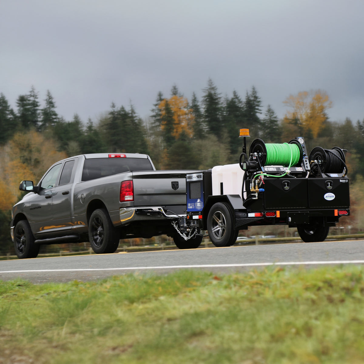EAGLE 200 Trailer Jetters, 10-12 GPM | 3000 - 4000 PSI