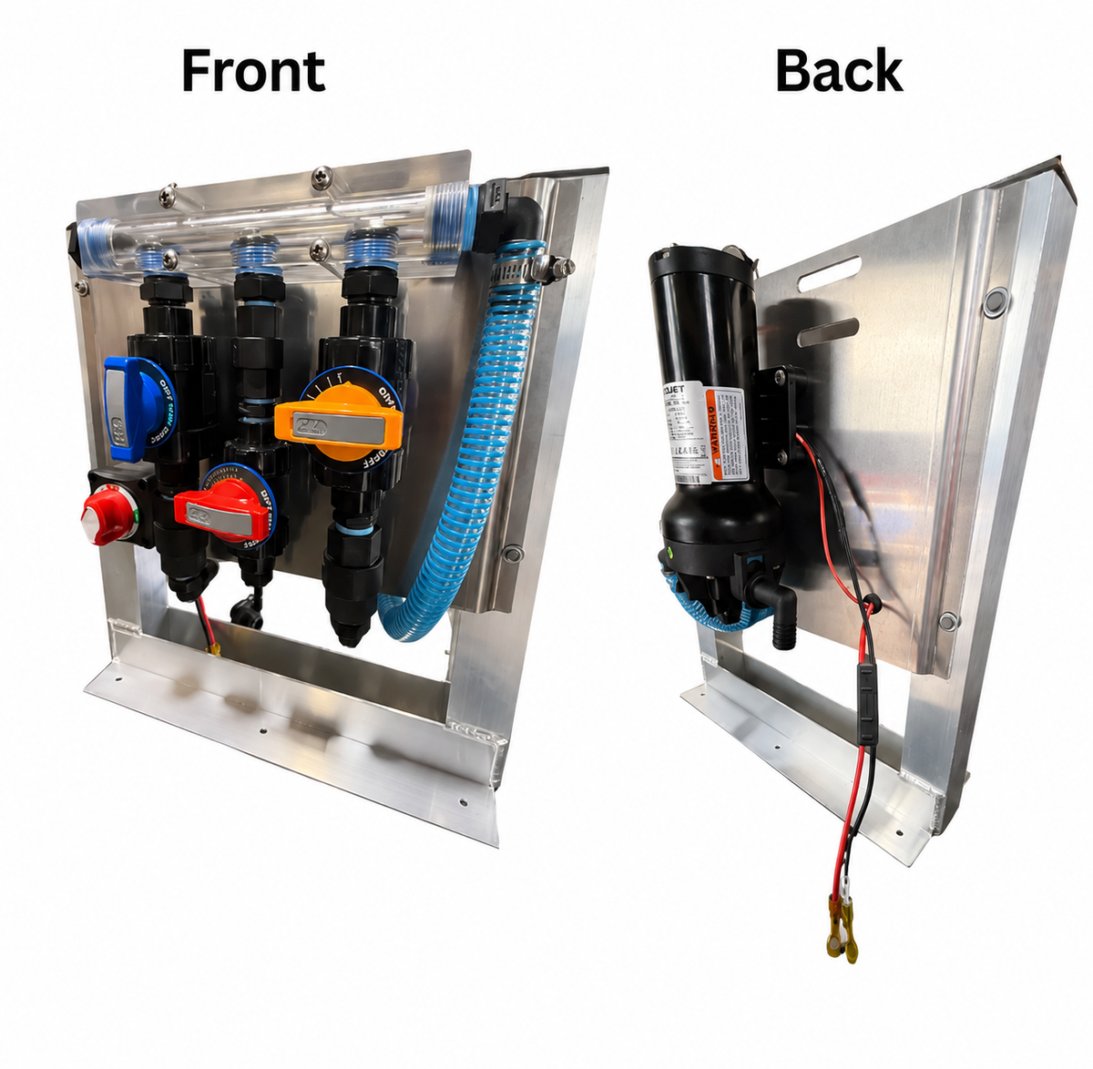 3 Port EZ Blend 3/4" Clear Proportioner & 12V Soft Wash Pump Combo