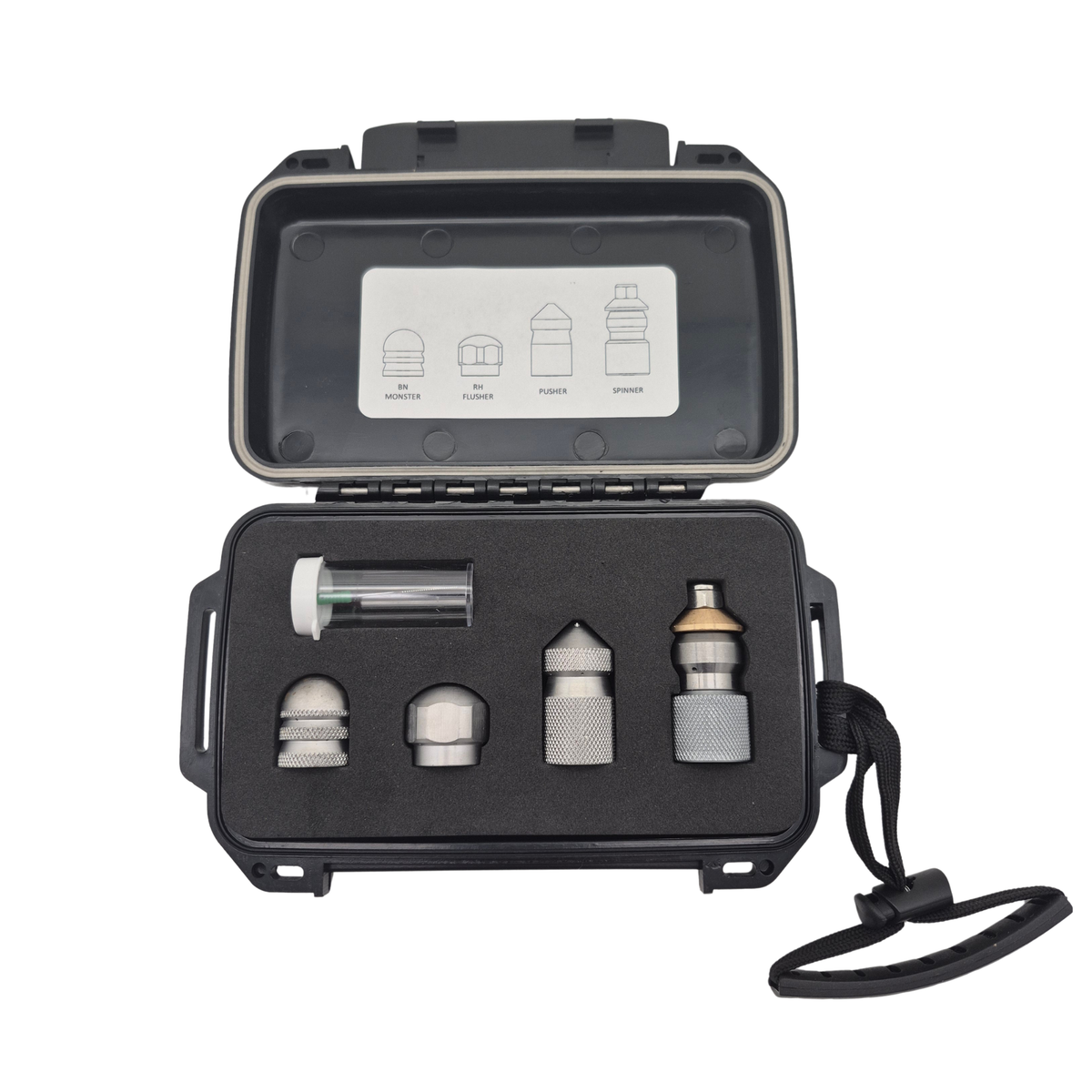 Drain Invader PRO 4007 3/8" Jetter Nozzle Kit – 7 GPM / 4000 PSI