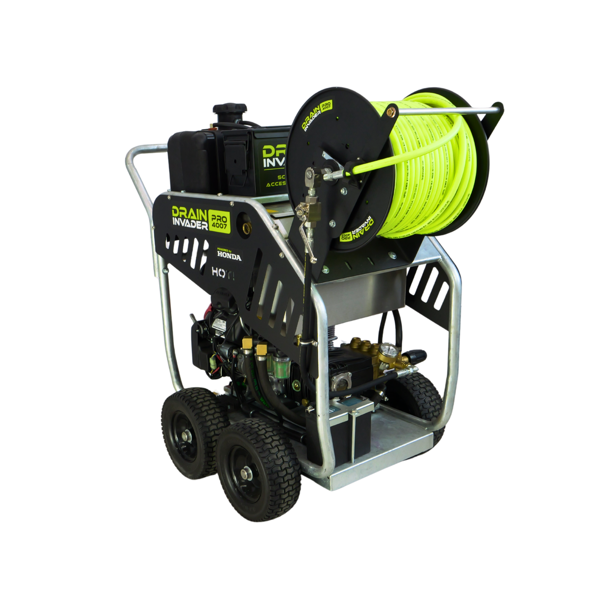 Drain_Invader_PRO_3005_Honda_Hydro_Jetter_3000_PSI_5_GPM_389cc_Side_View_6