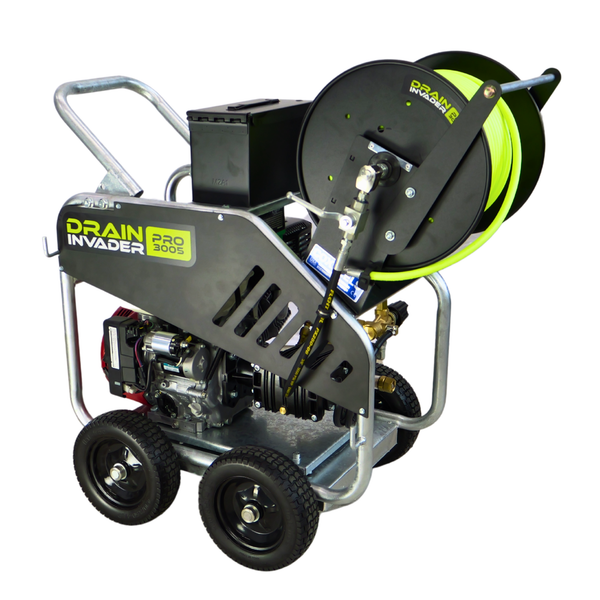 Drain Invader PRO 3005 Gas Hydro Jetter, 5 GPM | 3000 PSI