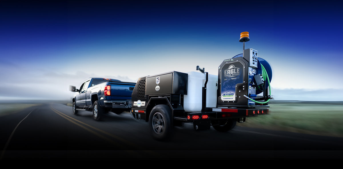 EAGLE 300 Trailer Jetter, 20 GPM | 4000 PSI