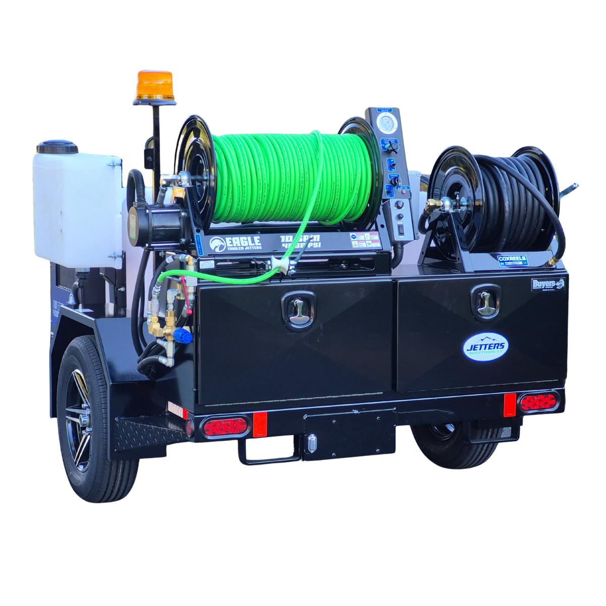 EAGLE 200 Trailer Jetters, 10-12 GPM | 3000 - 4000 PSI