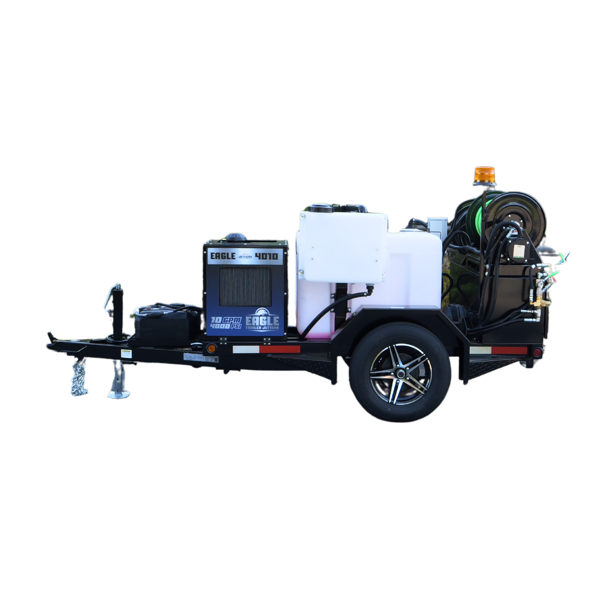 EAGLE 200 Trailer Jetters, 10-12 GPM | 3000 - 4000 PSI