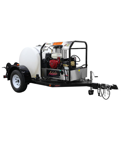 AaLadin Entrepreneur II Hot Water Trailer Pressure Washer