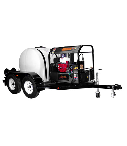AaLadin Entrepreneur III Hot Water Trailer Pressure Washer