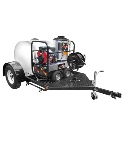 AaLadin Entrepreneur IV Hot Water Trailer Pressure Washer