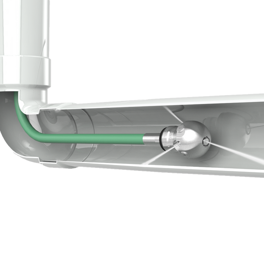 Jetter Nozzle In Action Graphic 