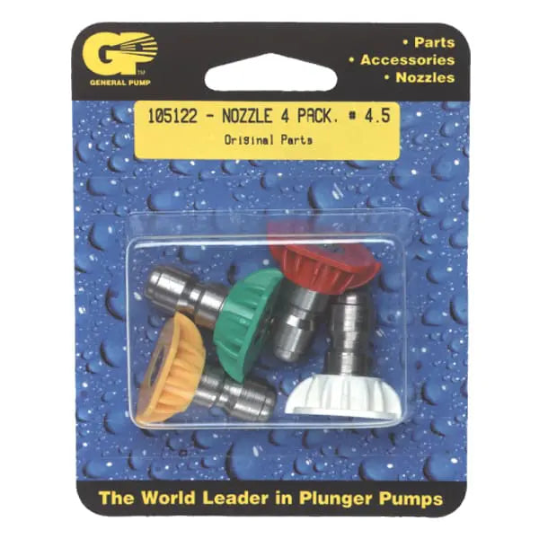 1/4" Quick Disconnect High-Pressure Spray Tip & Nozzle Packs – 4 & 5 Pack