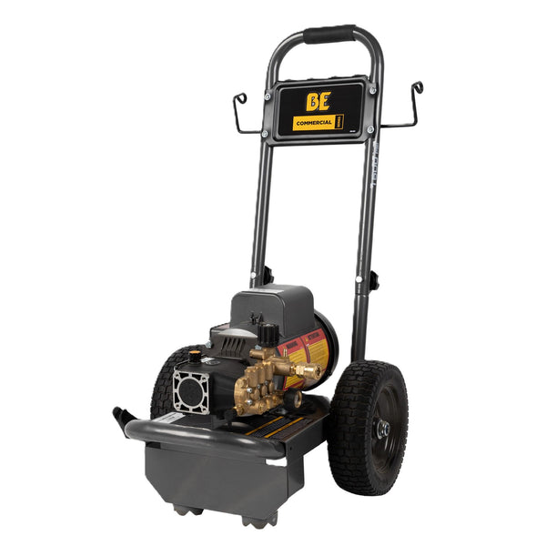 BE Commercial Series Portable Electric Cold Water Pressure Washer, Direct Drive, 2.0 GPM | 1500 PSI (PE-1520EW1A)
