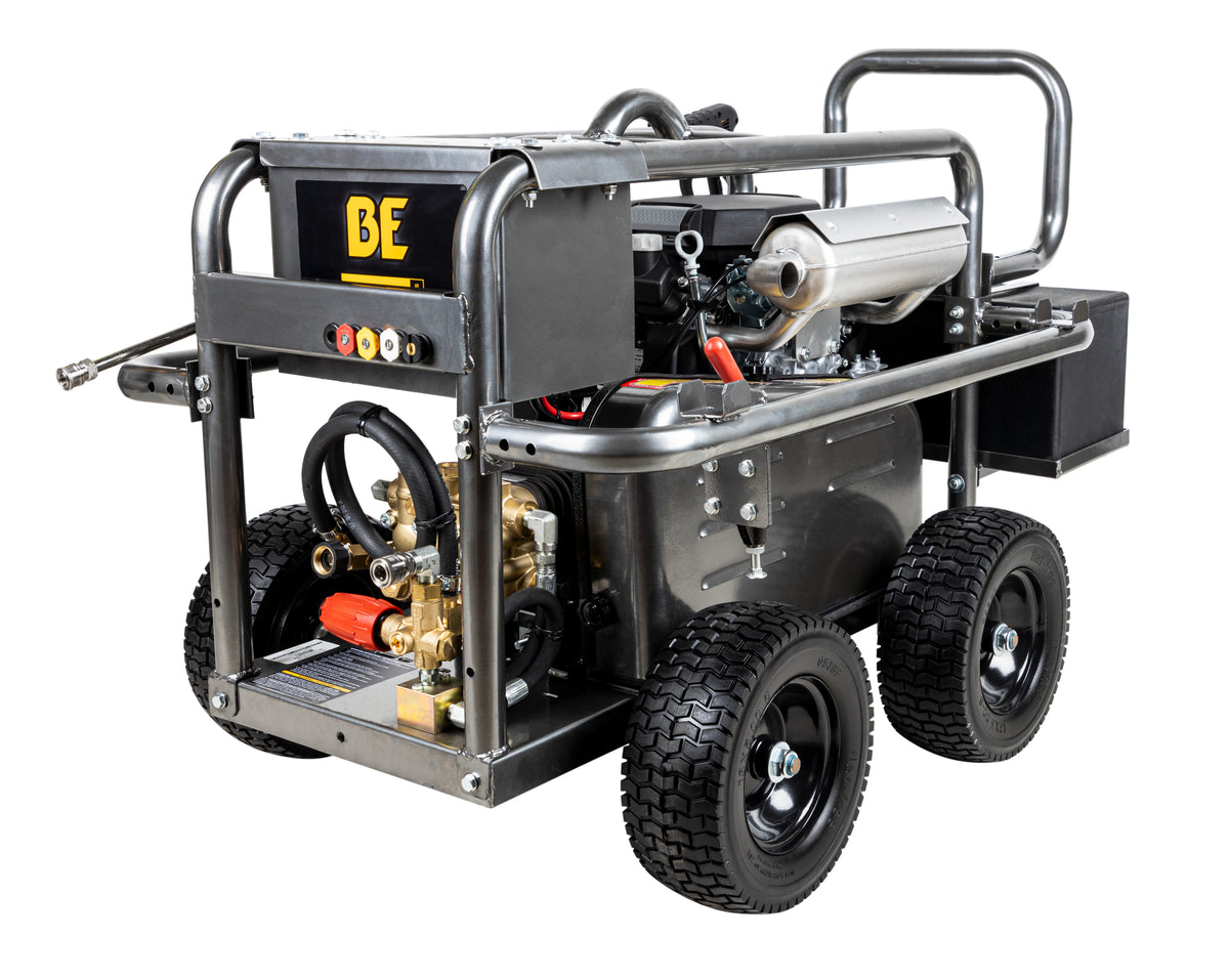 5000PSI 5.0GPM Cold Water Gas Belt Drive Pressure Washer Honda GX690 & Comet Triplex Pump Roll Cage