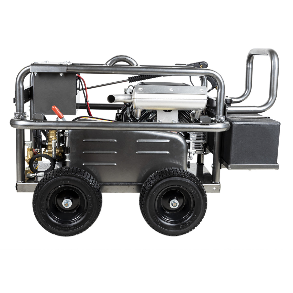 5000PSI 5.0GPM Cold Water Gas Belt Drive Pressure Washer Honda GX690 & Comet Triplex Pump Roll Cage