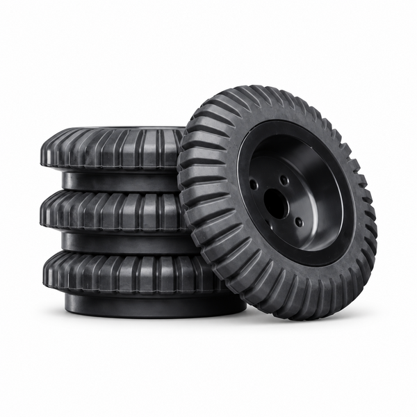Pipe Trekker A-200 Rubber Wheel Kit – 12" Pipe & Larger