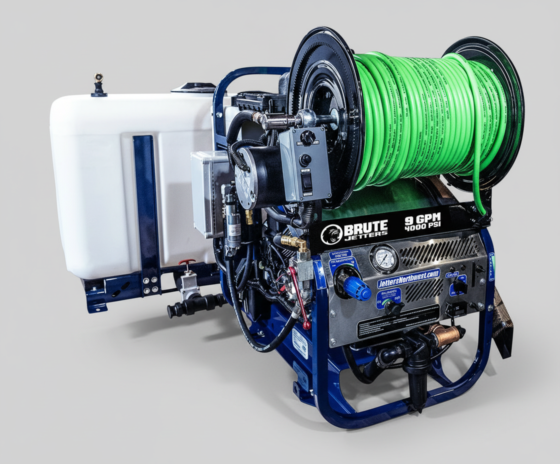 BRUTE Mountable Skid Jetters, 9-12 GPM | 3000-4000 PSI