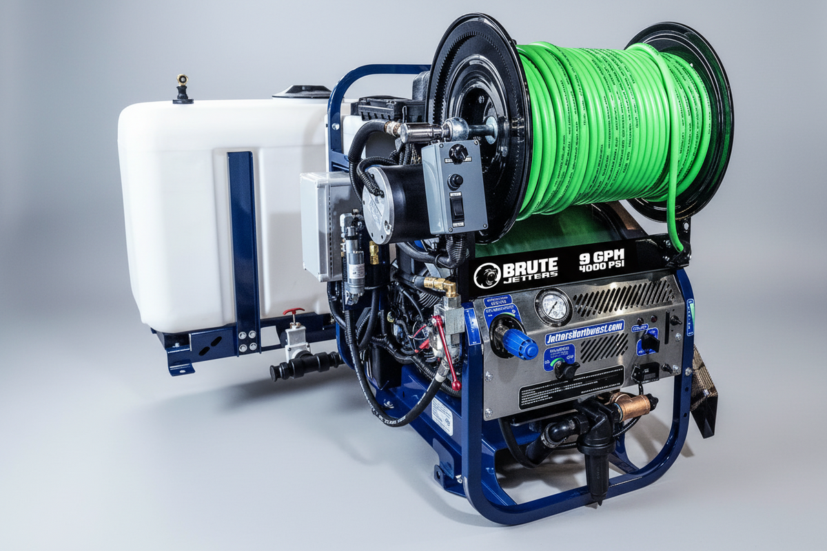 BRUTE Mountable Skid Jetters, 9-12 GPM | 3000-4000 PSI