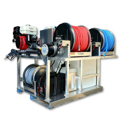 PW Compact Soft Wash & Pressure Washer Truck Skid