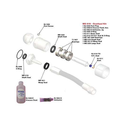 WS 610 Overhaul Kit