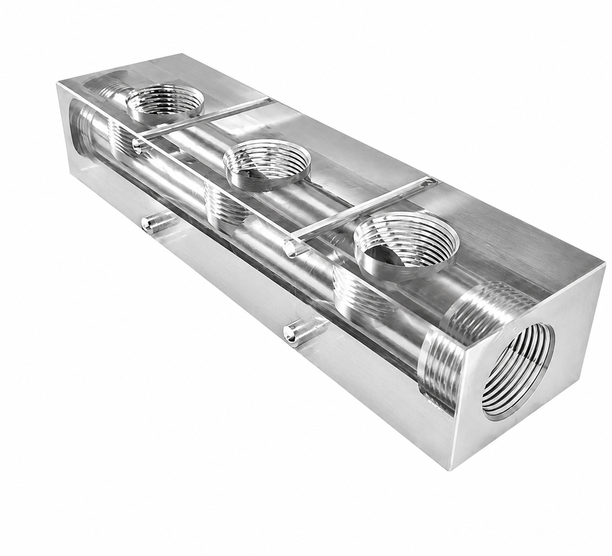 Clear Acrylic Soft Wash Mixing Manifold – 3 & 4 Port