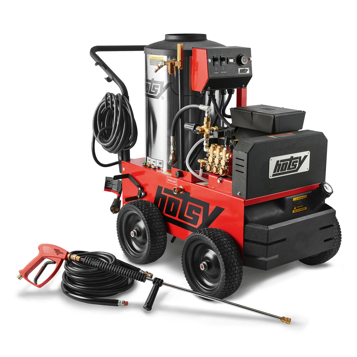 HOTSY 700 Series Portable Electric Hot Water Pressure Washer, Belt Drive, 3.2–3.5 GPM | 2000–3000 PSI