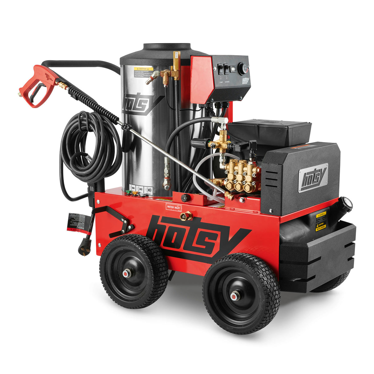 HOTSY 700 Series Portable Electric Hot Water Pressure Washer, Belt Drive, 3.2–3.5 GPM | 2000–3000 PSI